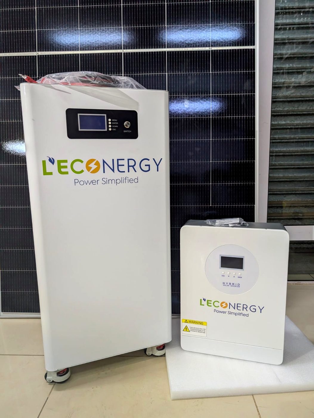 L'Econergy inverter and battery system